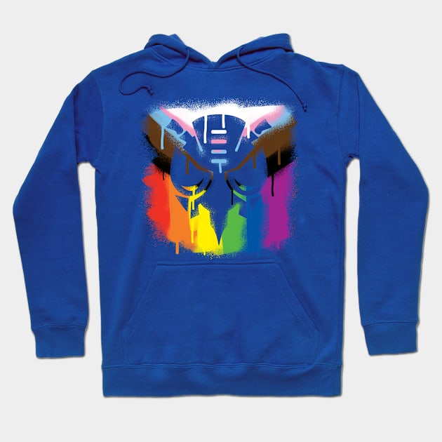 Pride Predacon Hoodie by candychameleon